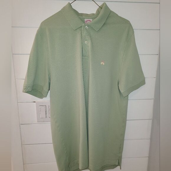 Brooks Brothers Green Polo Shirt Classic Design - Picture 1 of 5